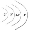 AA Shoppers Curved Needles Set 2" 3.5" 3" 4" 4"