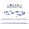 VVIViD 12 Inch Flexible Curve Fabric & Design Tape Measure