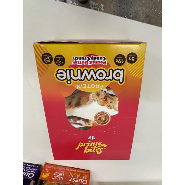 Alpha Prime Supplements Prime bites protein Peanut butter candy crunch