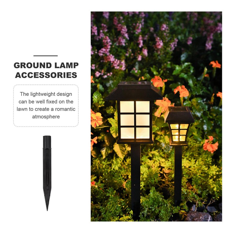 SUPVOX Solar Light Stakes, Stake Solar Lights Replacement Spike,6.29 *