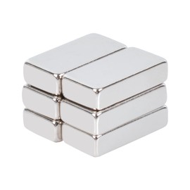 Aenienoe Magnets Small Rectangular 20 x 10 x 5 mm Neodymium Magnets Extra Strong Mini Magnet for Whiteboard Pin Board Magnetic Board Fridge Craft Photos Pack of 6