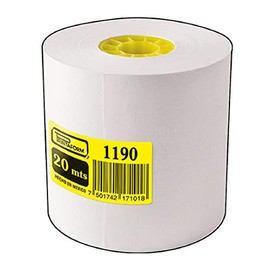 Printaform - Rollo de papel Bond Satinado para calculadora sumadora y registradora 1190-P3 57 mm ANCHO x 60 mm DIAMETRO 3 piezas