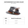 Funny World German Hats for Oktoberfest Grey Bavarian Alpine Cap
