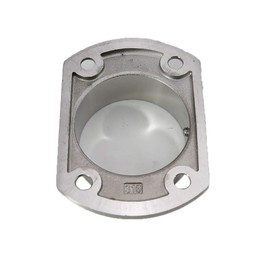 Stainless Steel Floor Flange for 2" Round Stainless Post & Top Rail - Narrow