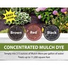 MulchWorx Black Mulch Color Concentrate- Gallon - Treats 11,200 sq.