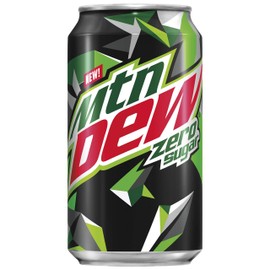 Mountain Dew Mtn Dew Zero Sugar, 12 fl oz. Cans, (18 Pack)