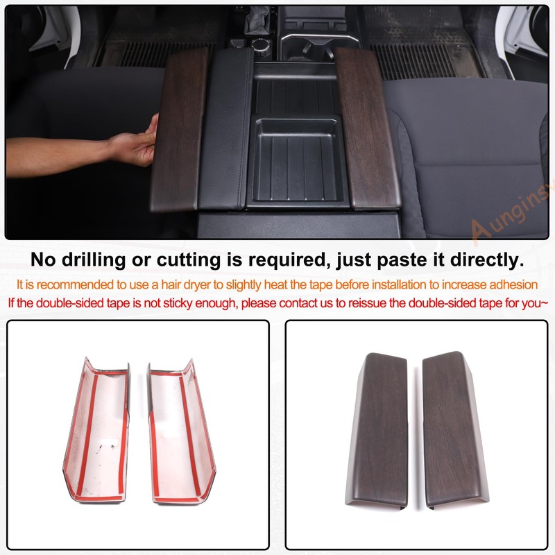 Car Center Console Armrest Protector Cover Compatible with Toyota Tundra
