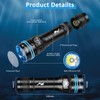 WINDFIRE Dive Light – Super Bright Rechargeable Diving Flashlight with