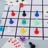 28pcs Multicolor Board Game Pieces, Game Pawns Include 24 Chess