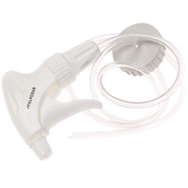 Alpcour Pulverizador de inodoro portátil – Accesorio compacto de cabezal de ducha de mano para una fácil limpieza en interiores y exteriores, apto para cualquier tapa de tanque de agua de 1.7 pulgadas para camping, RV, barco y más