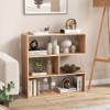 Costway 3-Open Shelf Office Bookcase Bookshelf Storage Organizer w/Anti-Topplin