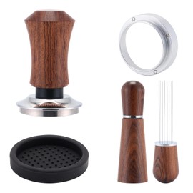 51mm Espresso Accessories Kit,Spring Loaded Calibrated Espresso Tamper,Wdt Tool Espresso and Dosing Funnel Set,Coffee Tamper Espresso Machine Accessories For 51 mm Portafilter Barista Tools