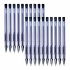 CLARO Technik Ballpoint Pens, BLACK, Fine Point (0.7mm), Pack of