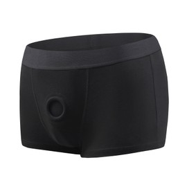 Slippie Strap Underwear Strap Panties Strap Strapless Underwear Boxers Briefs for Women Men Strap Underpants (US, Alpha, Medium, Regular, Regular, Black)