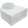 Kair Elbow Bend Adaptor 220mm x 90mm to 125mm -