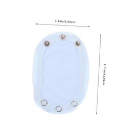 Healeved 8pcs Bodysuit Extender Soft Snap Extensions for Comfortable Fit Double-layer Design for Extra Warmth for Toddlers Colder Seasons Gentle Sensitive Skin