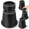 MixDora Bed Risers 4, 6 Inch Stackable Furniture Risers Heavy