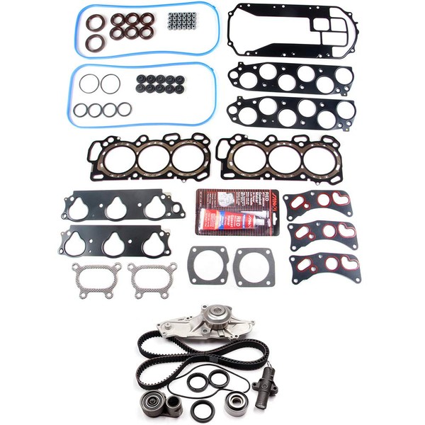 ASTOU Timing Belt Kit w/Water Pump Fit for Honda for