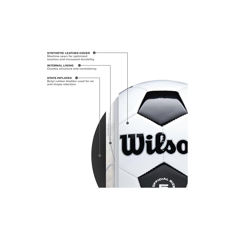 Wilson - Balón de fútbol Tradicional