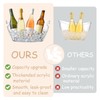 2-Pack Clear Acrylic Ice Buckets for Parties (5.5L Each) –