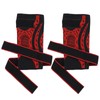 2Pcs Elastic Knee Compression Sleeve Breathable Sports Knee Brace for