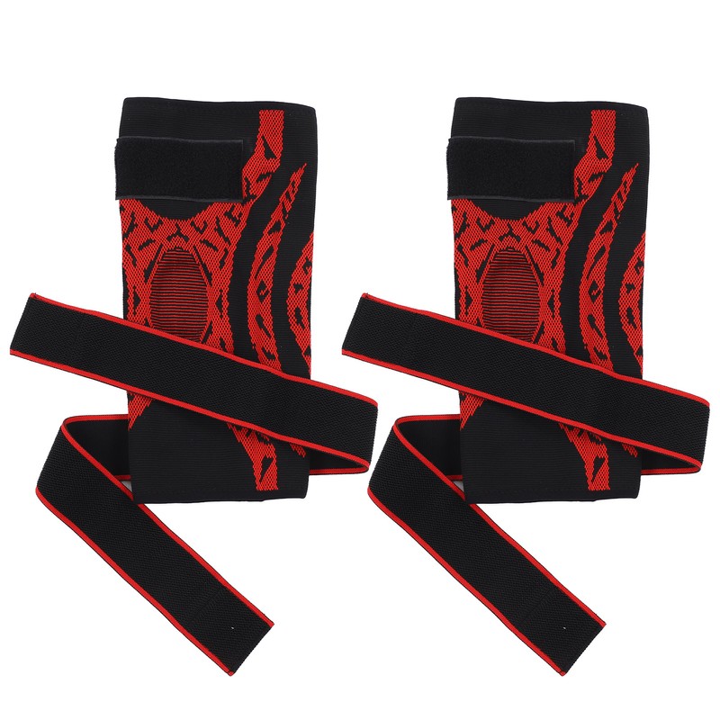 2Pcs Elastic Knee Compression Sleeve Breathable Sports Knee Brace for