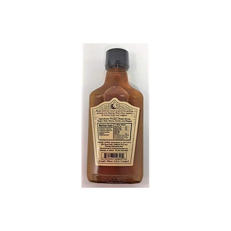 Fairhope Favorites Moonshine Hot Sauce - Maple Gold - 6.75