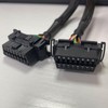 JUTA OBD2 Splitter Extension Cable Adapter 1 Male and 2