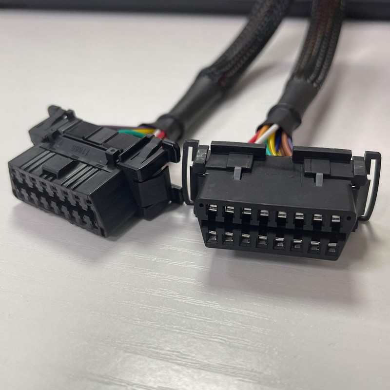 JUTA OBD2 Splitter Extension Cable Adapter 1 Male and 2