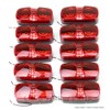 LIBRA Pack 10 RED Trailer RV LED Bullseye Marker Light
