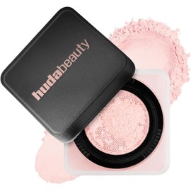 Huda Beauty Mini Easy Bake Loose Baking & Setting Polvo Facial Sombra Pastel de Melocotón (Tamaño Mini 0.21 Oz/6 G)