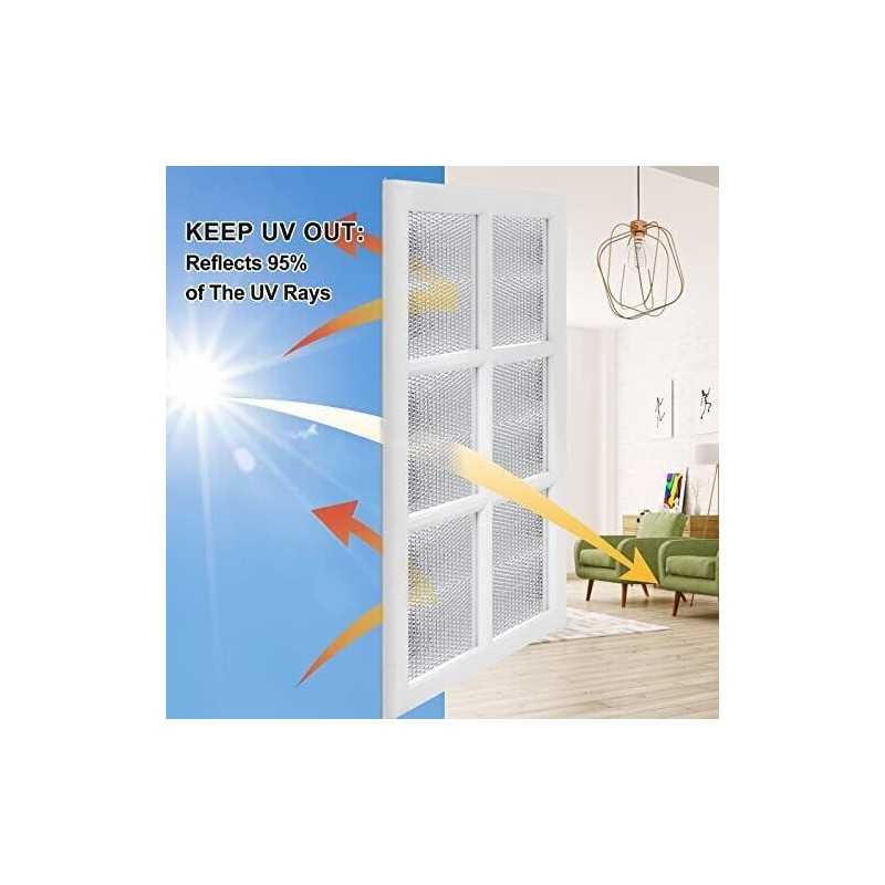 Reflective Insulation Double Bubble Sheet ROLL for Window 4FT X