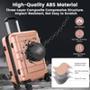 Axidou Carry On Luggage 22x14x9 Airline Approved, Suitcase with Spinner