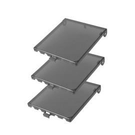 Outside Electrical Outlet Cover for Arlington DBVR2C/DBVS2C/DBVM2C 2-Gang (Vertical) in Box Electrical Outlet Box - Clear 3-Pack