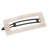 France Luxe Cutout Rectangle Plastic Tige Boule Barrette - Alba