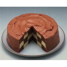 タイガークラウン ケーキ型 シルバー 白 216×27mm チェッカーズボードケーキ型 スチール リング付 市松模様 2350 4個入