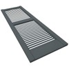 Builders Edge BEL1140043419 TailorMade Cathedral Top Center Mullion, Open Louver,
