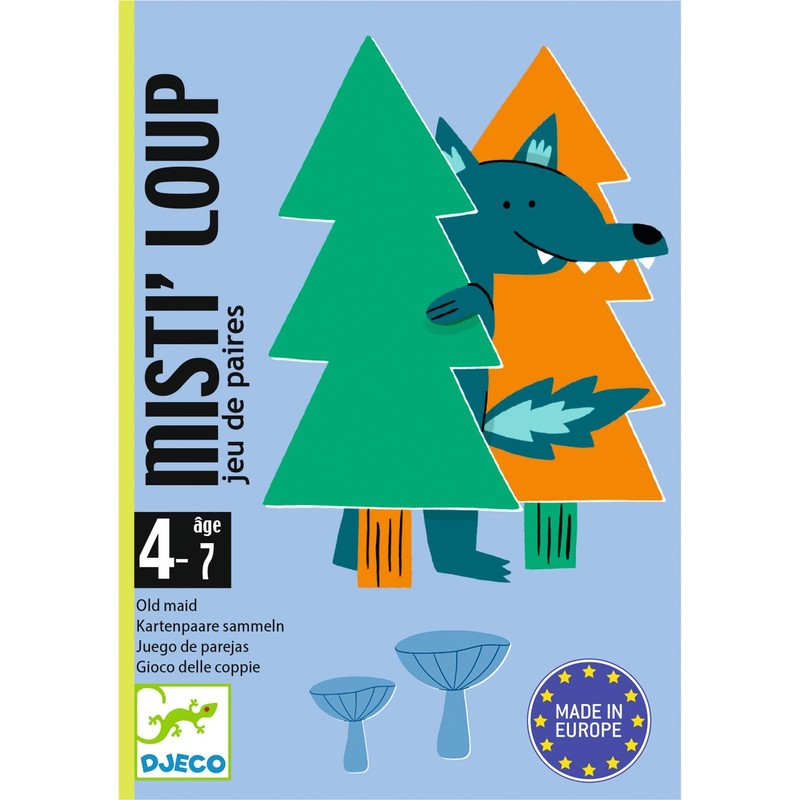 Djeco Mixed Card Game Loup 4 Years +