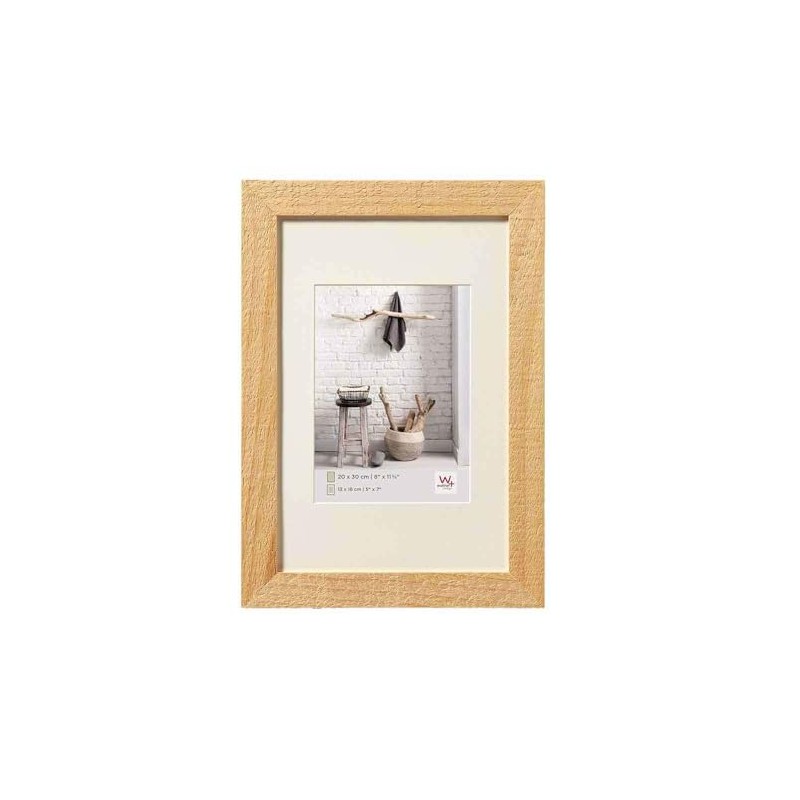 walther design HO824H Picture Frame, Natural 18 x 24 cm,