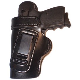Taurus Judge 3 inch Barrel Heavy Duty Black Left Hand Inside The Waistband Concealed Carry Gun Holster with Forward Cant and Slide Guard Bodyshield