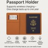 Smart Passport Holder [Apple MFi Certified] Built-in Tracker Compatible with