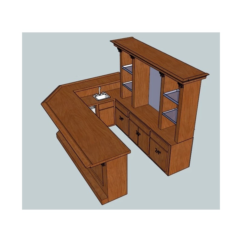 Bar Plans - Custom Design Service for the perfect home