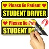 Velluppa 2PCS Student Driver Magnet for Car, Please Be Patient