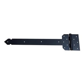 Heavy Duty Strap Hinge T-Hinge - 20 1/2" Craftsman Style - Black Powder Coat - Sold Individually