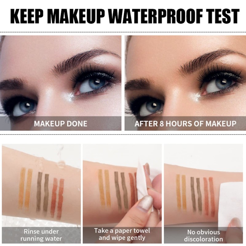 EHIOG Eyebrow Pencil, Microblading Waterproof Eyebrow Pen, Eye Brow Makeup