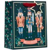 Design By Violet Merry Christmas Nutcracker Gift Bag with Red