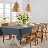 XWZO Table Cloth Rectangular Solid Table Cover Water Resistant Table