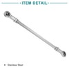 ACROPIX 11.10 Inch X0.94 Inch Universal Steering Tie Rod Silver
