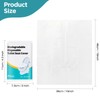 Huazu Disposable Flushable Toilet Seat Covers, 100pcs Biodegradable Seat Covers,