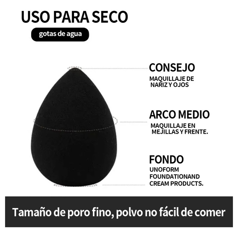 47 Brochas Maquillaje Profesional Y Herramientas Cosméticas Negro